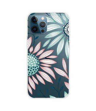 Zonnebloemen TPU Hoesje iPhone 13 Pro Max