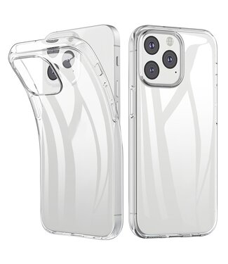 Transparant Anti Vingerafdruk TPU Hoesje iPhone 13 Pro Max