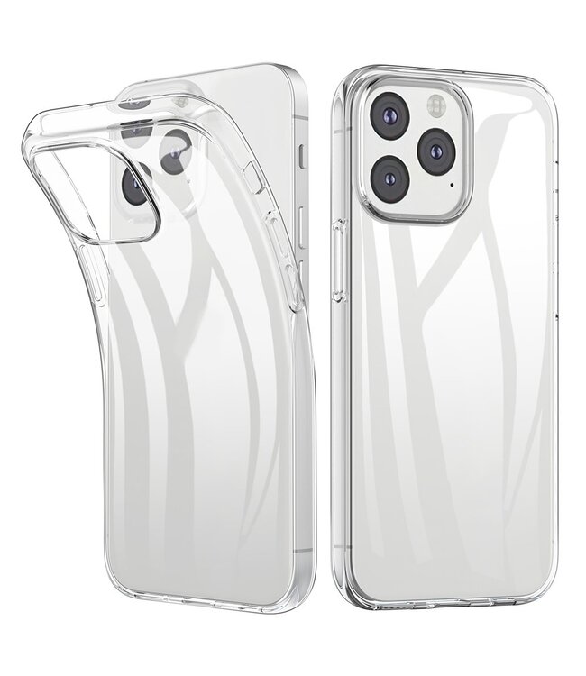 Transparant Anti Vingerafdruk TPU Hoesje voor de iPhone 13 Pro Max