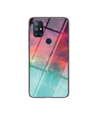 Kleurrijke Sterrenhemel Hardcase Hoesje OnePlus Nord N10 5G