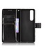 Zwart Bookcase Hoesje voor de Sony Xperia 5 III