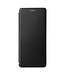 Zwart Carbon Bookcase Hoesje voor de Sony Xperia 5 III