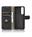 Zwart Silky Touch Bookcase Hoesje voor de Sony Xperia 5 III