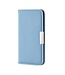 Blauw Lychee Litchee Bookcase Hoesje voor de iPhone 13 Pro Max
