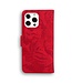 Rood Tijger Bookcase Hoesje voor de iPhone 13 Pro Max
