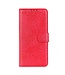 Rood Bookcase Hoesje voor de OnePlus Nord N100
