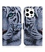 White Tiger Bookcase Hoesje voor de iPhone 13 Pro Max