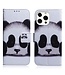 Panda Bookcase Hoesje voor de iPhone 13 Pro Max