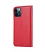 Rood Bookcase Hoesje voor de iPhone 13 Pro Max