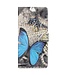 Blauwe Vlinder Bookcase Hoesje voor de iPhone 13 Pro Max