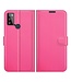 Roze Lychee Bookcase Hoesje voor de Alcatel 1S (2021)