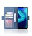 Blauw Pasjeshouder Bookcase Hoesje voor de Motorola Moto G8 Power Lite