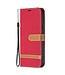 Rood Jeans Design Bookcase Hoesje voor de iPhone 13 Pro Max