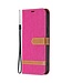 Roze Jeans Design Bookcase Hoesje voor de iPhone 13 Pro Max