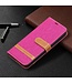 Roze Jeans Design Bookcase Hoesje voor de iPhone 13 Pro Max