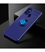 Blauw Ring Kickstand TPU Hoesje voor de OnePlus Nord N100