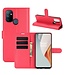 Rood Lychee Bookcase Hoesje voor de OnePlus Nord N100