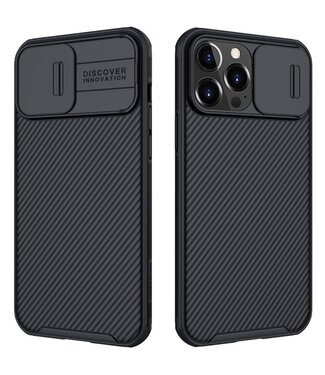 Nillkin Zwart CamShield Hardcase Hoesje iPhone 13 Pro Max