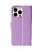 Paars Vlinder Patroon Bookcase Hoesje voor de iPhone 13 Pro Max