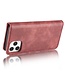 DG.Ming Rood 2 in 1 Bookcase Hoesje voor de iPhone 13 Pro Max