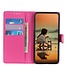 Roze Lychee Bookcase Hoesje voor de Motorola Moto G9 Plus