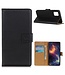 Zwart Effen Bookcase Hoesje voor de Motorola Moto G9 Plus