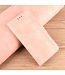 Roze Pasjeshouder Bookcase Hoesje voor de Motorola Moto G9 Plus