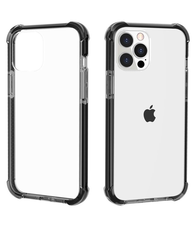 Zwart Hardcase Hoesje voor de iPhone 13 Pro Max