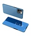 Blauw Spiegel Bookcase Hoesje voor de iPhone 13 Pro Max