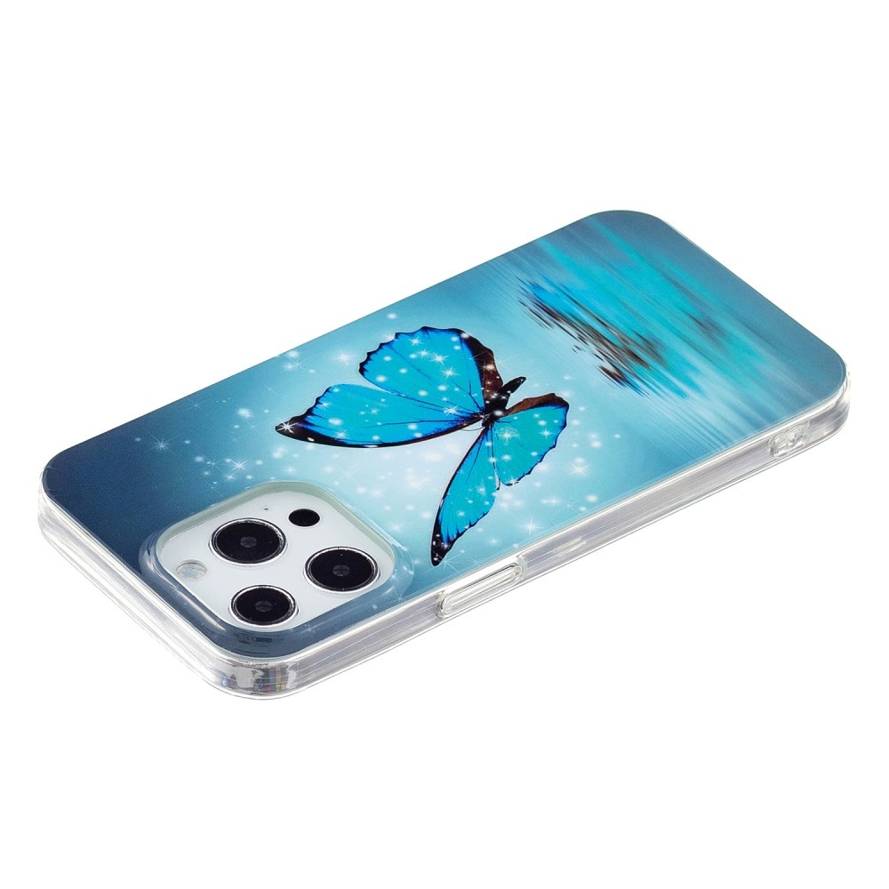Vanaf daar NieuwZeeland kopen Blauwe Vlinder Lichtgevend TPU Hoesje iPhone 13 Pro Max - Telefoonhoesjes  kopen? Bestel op Telefoonhoesjestore.nl!