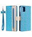 Blauw Kant Bookcase Hoesje voor de iPhone 13 Pro Max