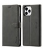 Forwenw Forwenw Zwart Bookcase Hoesje voor de iPhone 13 Pro Max