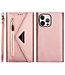 Rosegoud Portemonnee Bookcase Hoesje voor de iPhone 13 Pro Max