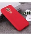 Rood Soft Siliconen Hoesje voor de Motorola Moto G9 Play