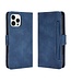 Blauw Pasjeshouder Bookcase Hoesje voor de iPhone 13 Pro Max