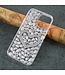 Zilver Hart En Diamant TPU Hoesje voor de iPhone 13 Pro Max