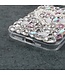 Zilver Hart En Diamant TPU Hoesje voor de iPhone 13 Pro Max