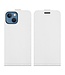 Wit Flipcase Hoesje voor de iPhone 13 Mini