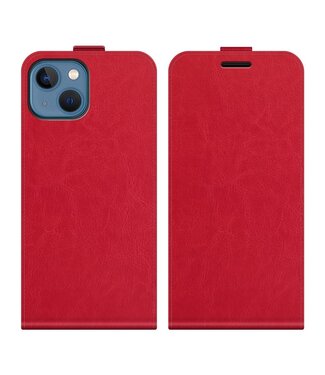 Rood Flipcase Hoesje iPhone 13 Mini