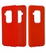 Rood Siliconen Hoesje voor de Motorola One Zoom