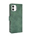 Groen Skin Touch Bookcase Hoesje voor de iPhone 13 Mini