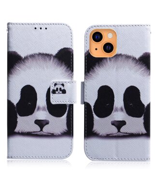 Pandabeertje Bookcase Hoesje iPhone 13 Mini