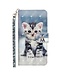 Kitten Bookcase Hoesje voor de iPhone 13 Mini