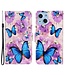 Butterflies Bookcase Hoesje voor de iPhone 13 Mini