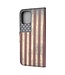 Amerikaanse Vlag Bookcase Hoesje voor de iPhone 13 Mini