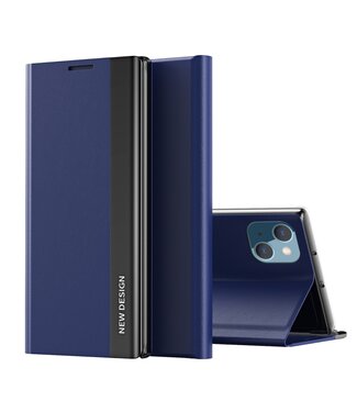 Blauw Bookcase Hoesje iPhone 13 Mini