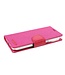 Mercury Mercury Goospery Roze Canvas Bookcase Hoesje voor de iPhone 13 Mini