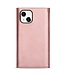 Rosegoud Portemonnee Bookcase Hoesje voor de iPhone 13 Mini