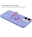Blauw Ring Kickstand Siliconen Hoesje voor de iPhone 13 Mini