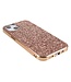 Rosegoud Glitter Hybrid Hoesje voor de iPhone 13 Mini